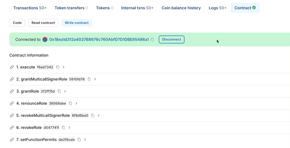 Multicaller Interface