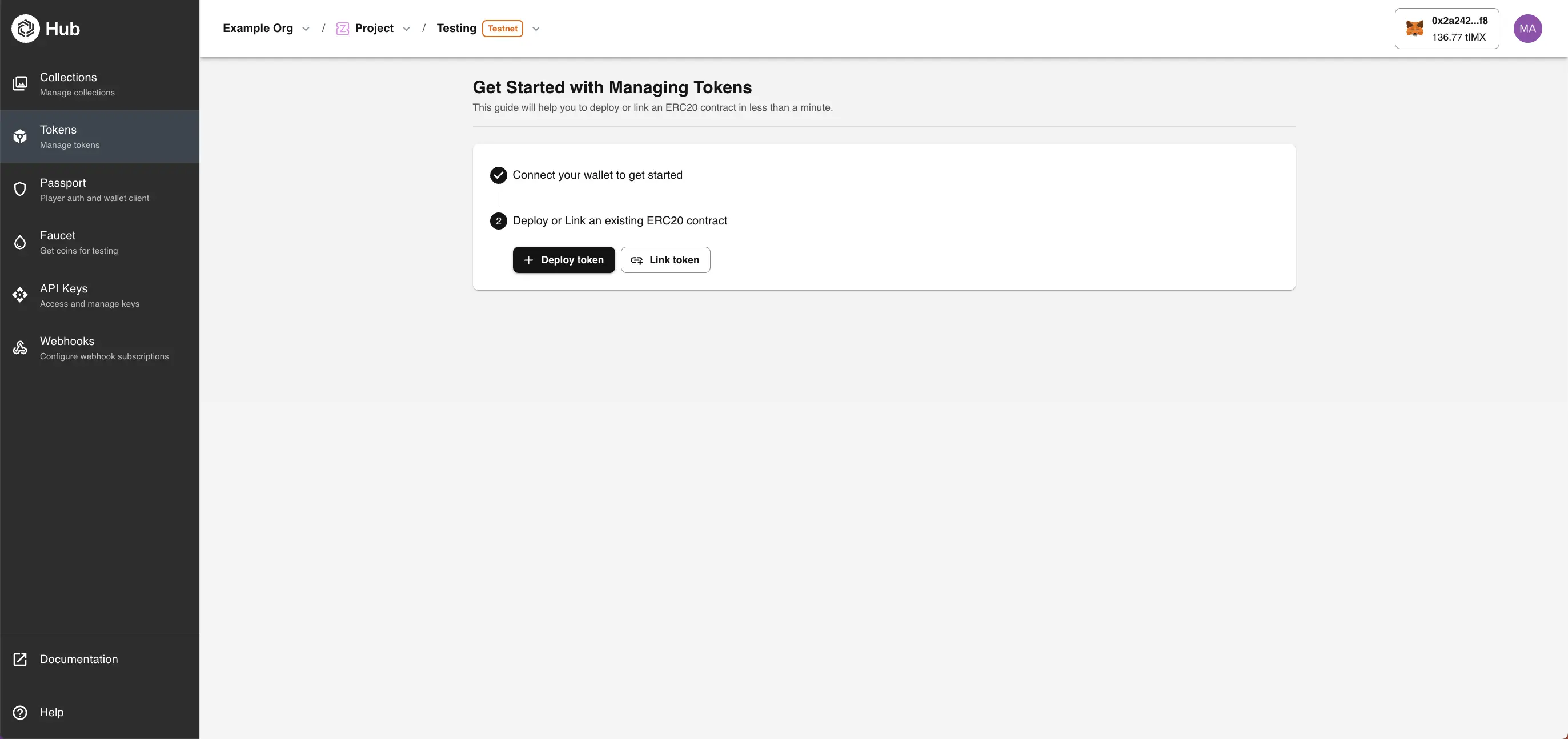 New Immutable Hub Project