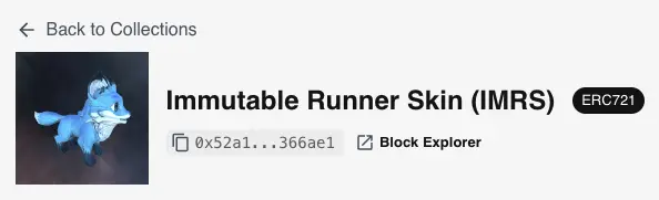 Hub Immutable Runner Skin