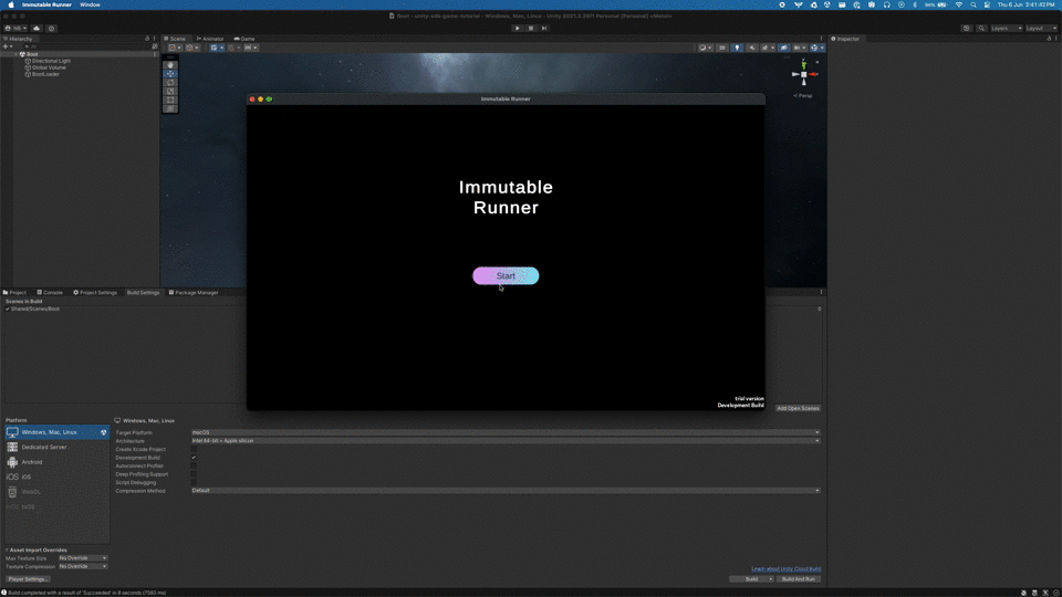 Run Immutable Runner